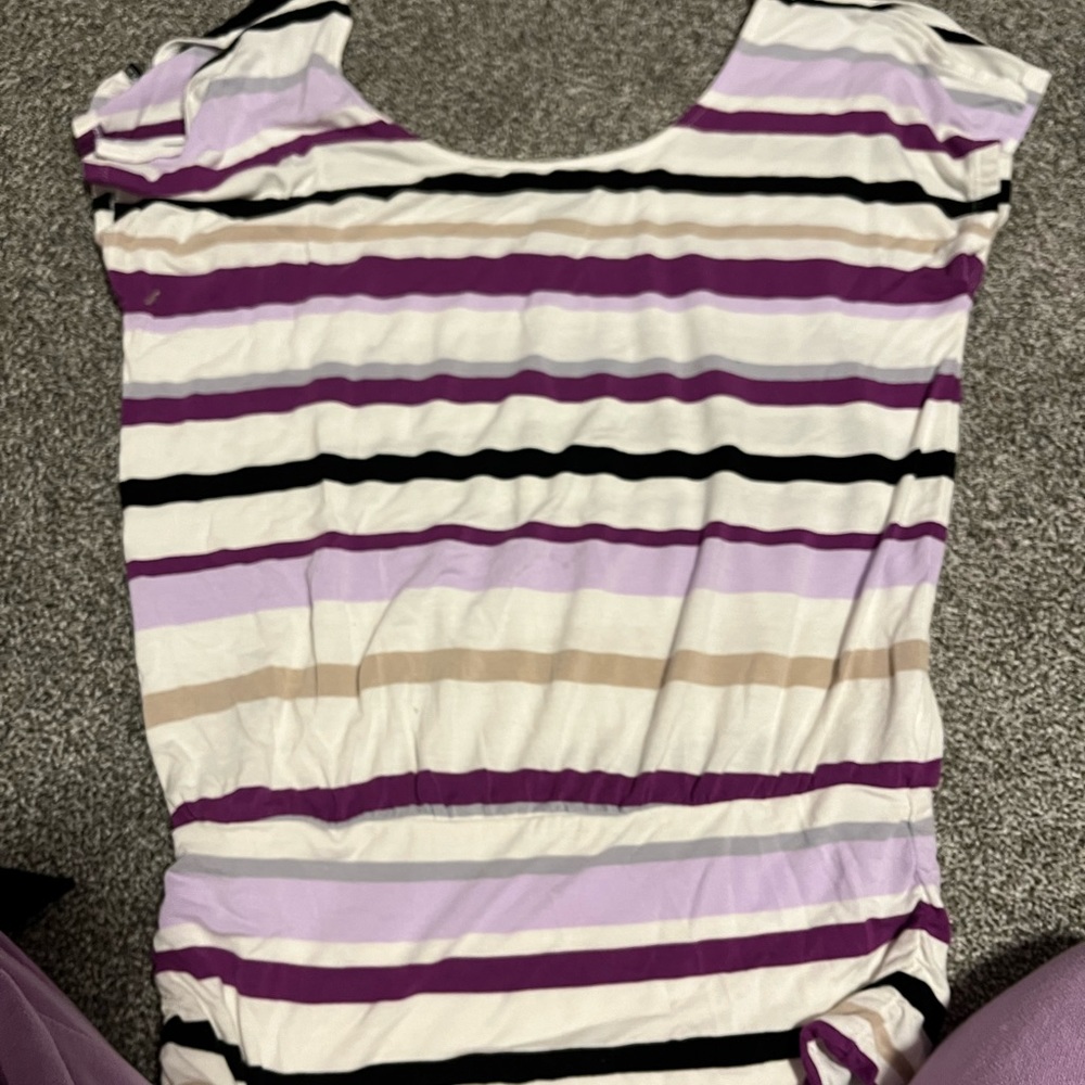 White House Black Market purple blouse size xs